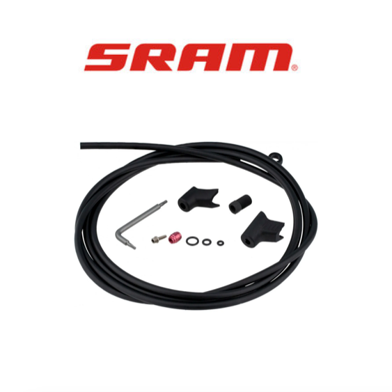 SRAM Disc Brake Hydraulic Hose Kit Black Banjo 2000mm Black (Inclu