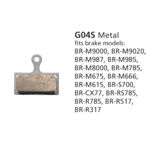 SHIMANO BR-M8000 G04S Metallic Disc Brake Pads 1pr