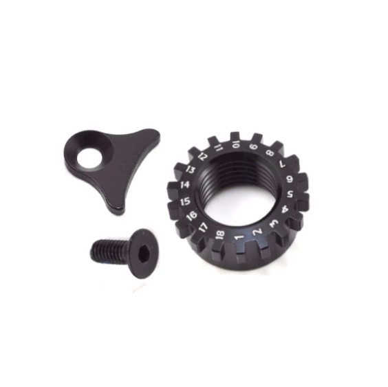 FOX Axle 15qr Nut Chamfer 32/34/36 Forks pre 2021 w Hardware. - 803-00-370