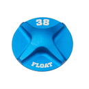 FOX 38 FLOAT Air Cap, Al, Blue Ano 234-04-554