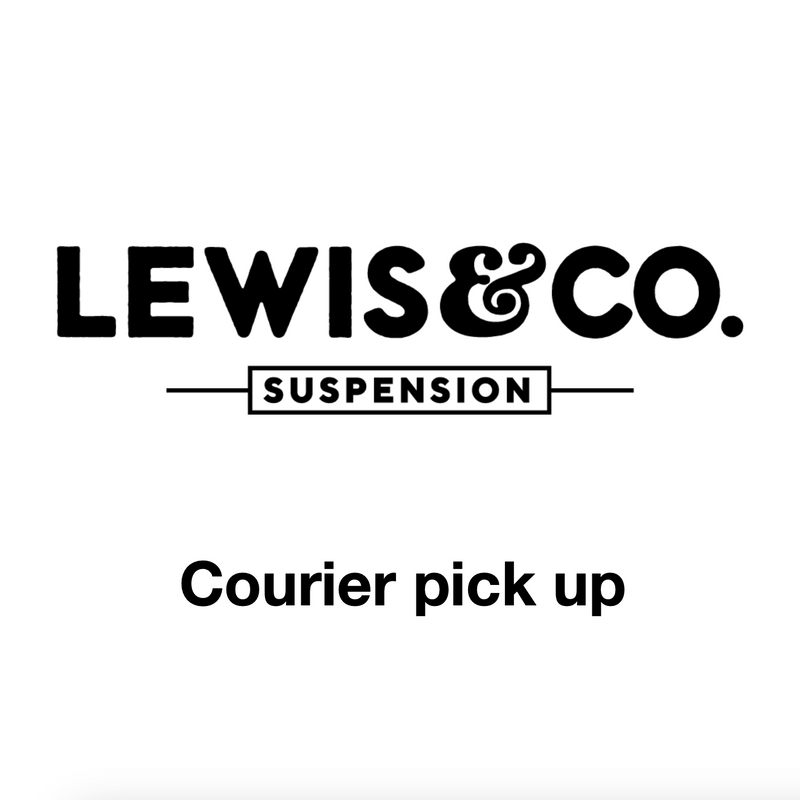 Lewis & Co suspension service booking - Courier option