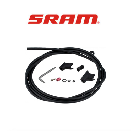 SRAM Disc Brake Hydraulic Hose Kit - Black Banjo - 2000mm Black (Inclu