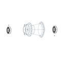 SRAM XO Hub Bearing Kit Rear 11.1918.003.040