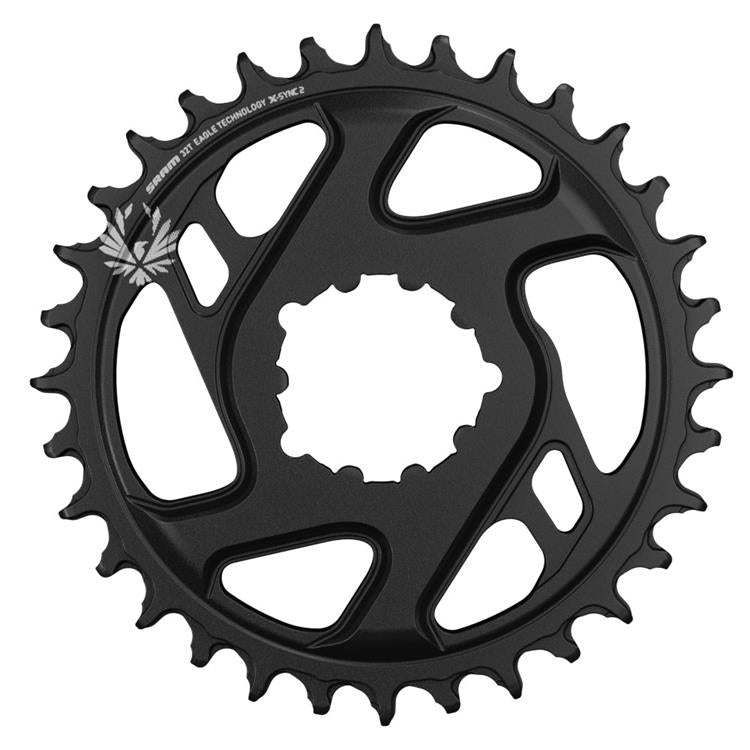 SRAM XSYNC2 Chainring  32T Coldforged Direct Mount 3mm Offset Black 11.6218.030.260