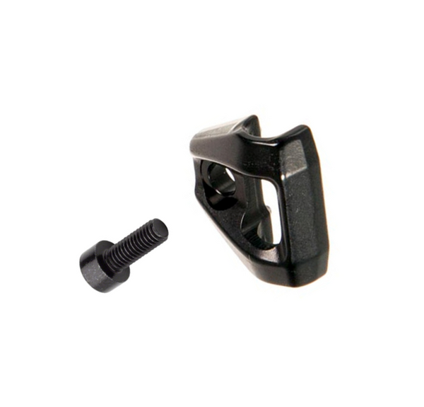 ROCKSHOX Fork Hose Clamp / Guide, Gloss Black (Includes Cable Clamp & Screw) 11.4018.115.001